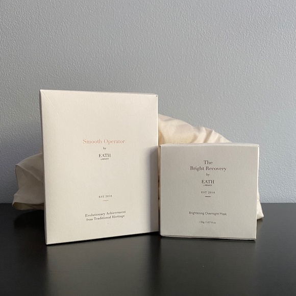 EATH LIBRARY Skin Care Set: Cleanser & Overnight Mask Set